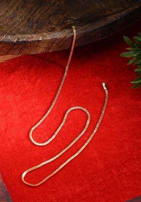 Set of 2 Silver-Plated Anklets with Gold-Plated Chain for Women | Traditional Temple Jewellery for Wedding & Festive Wear | Gift for Her