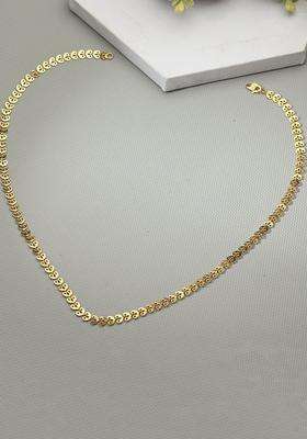 Silver-Plated Anklets & Gold-Plated Chain Jewellery Set for Women | Traditional Temple Jewellery for Wedding & Festive Wear | Gift for Her