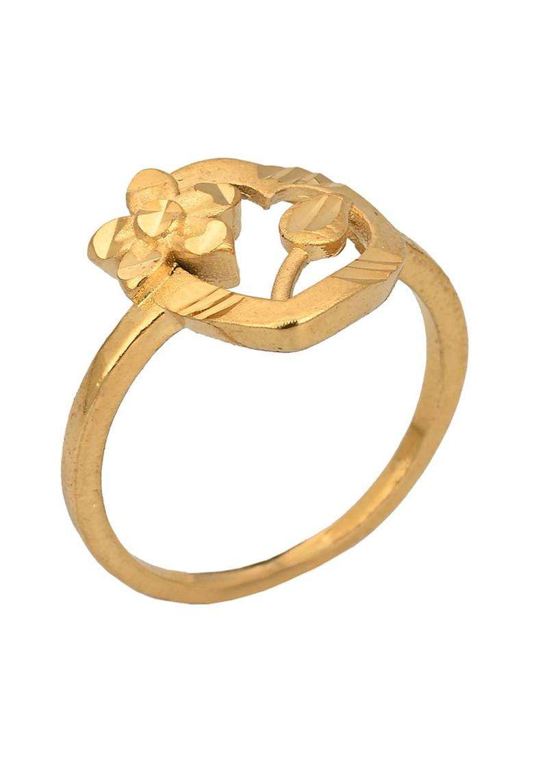 Gold-Plated Finger Ring for Women | Stylish Party & Everyday Wear | Gift for Her - Indya