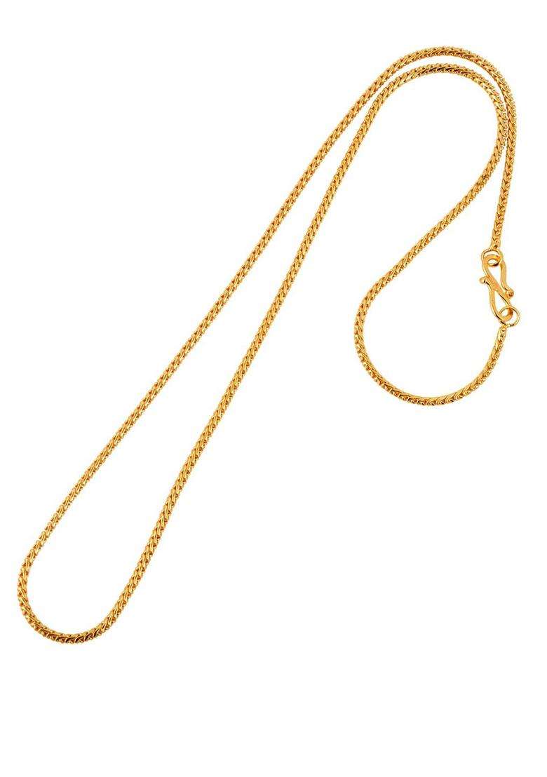 Set of 2 Silver-Plated Anklets with Gold-Plated Chain Jewellery Set for Women | Traditional Temple Jewellery for Wedding & Festive Wear | Gift for Her - Indya