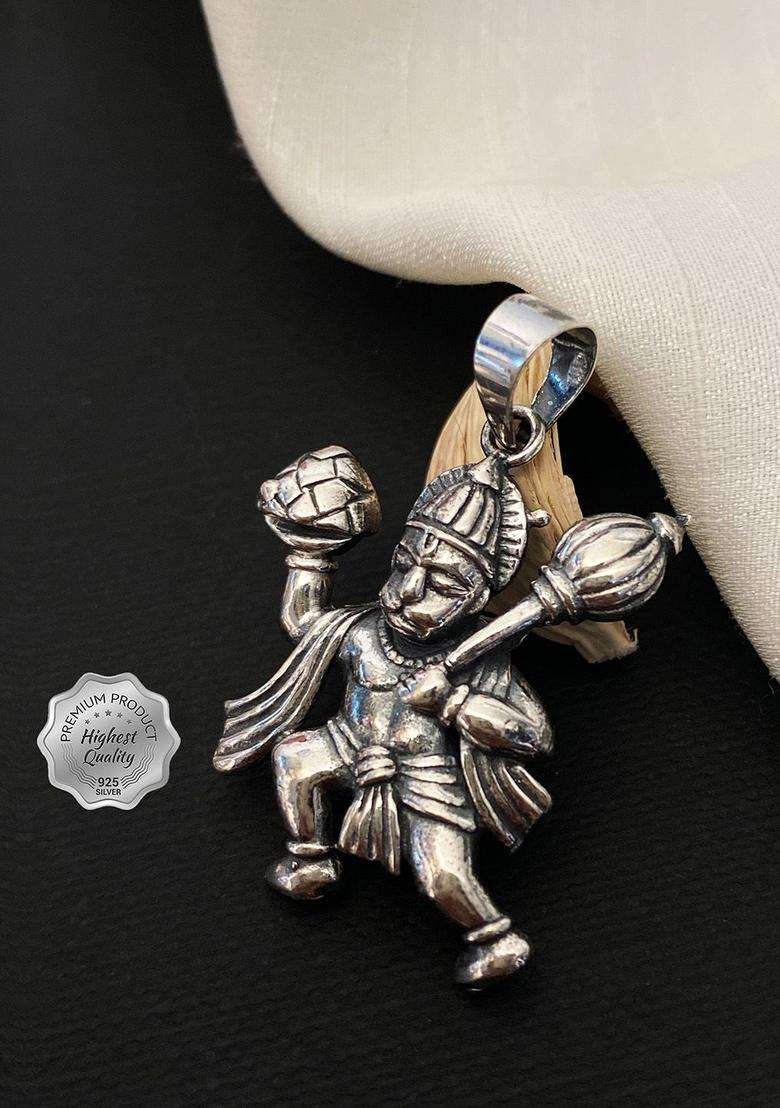 Silver-Plated Quirky Pendants for Men | Stylish Party & Everyday Wear | Gift for Him - Indya