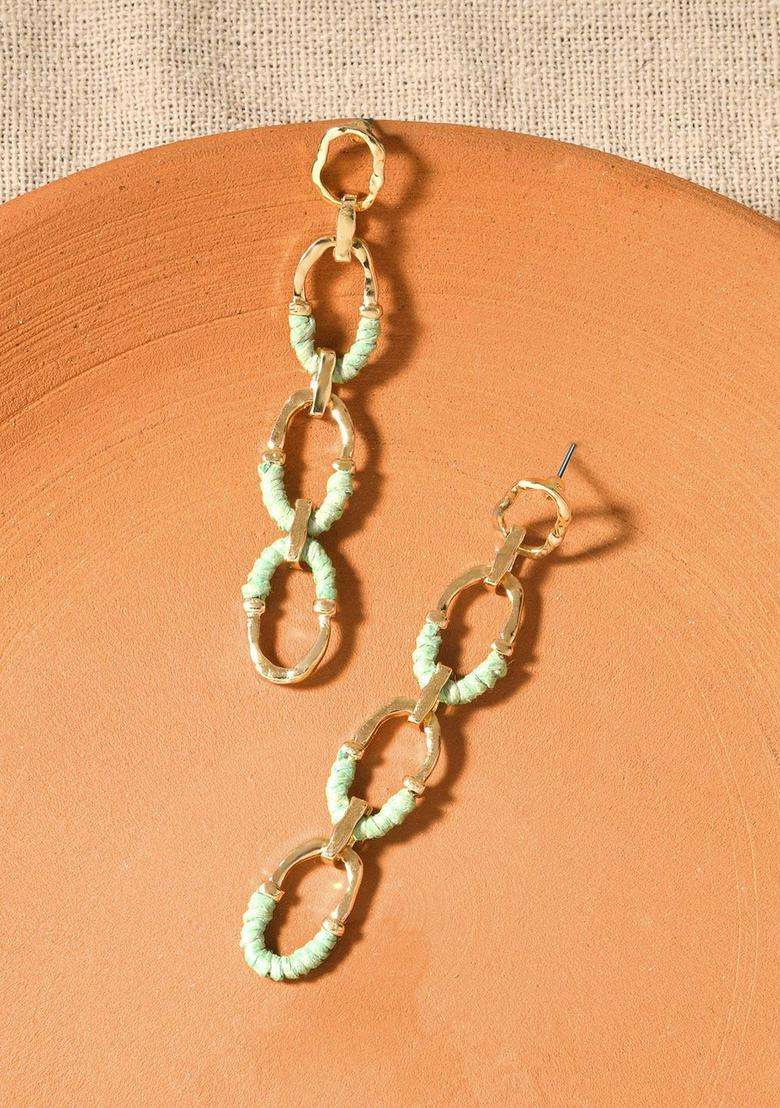 Circular Drop Earrings for Women | Stylish Party & Everyday Wear | Gift for Her - Indya