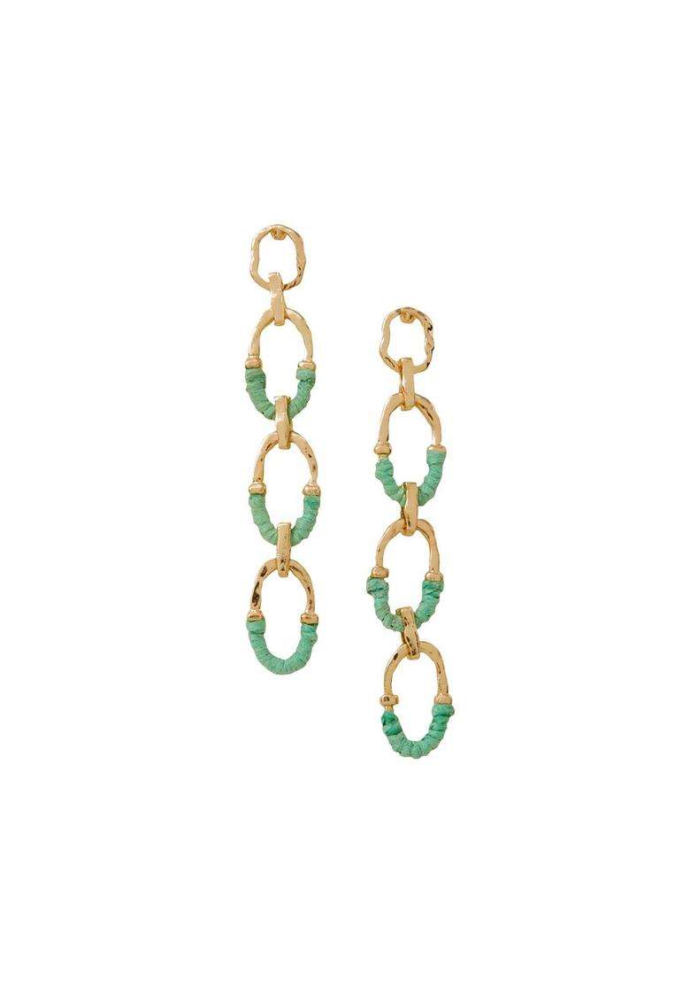 Circular Drop Earrings for Women | Stylish Party & Everyday Wear | Gift for Her - Indya
