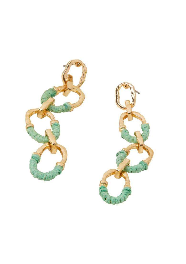 Circular Drop Earrings for Women | Stylish Party & Everyday Wear | Gift for Her - Indya