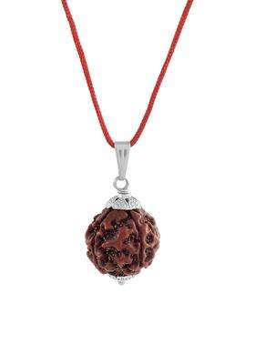 Silver-Plated Contemporary Pendants with Chains for Men & Women | Traditional Temple Jewellery for Wedding & Festive Wear | Festive Gift