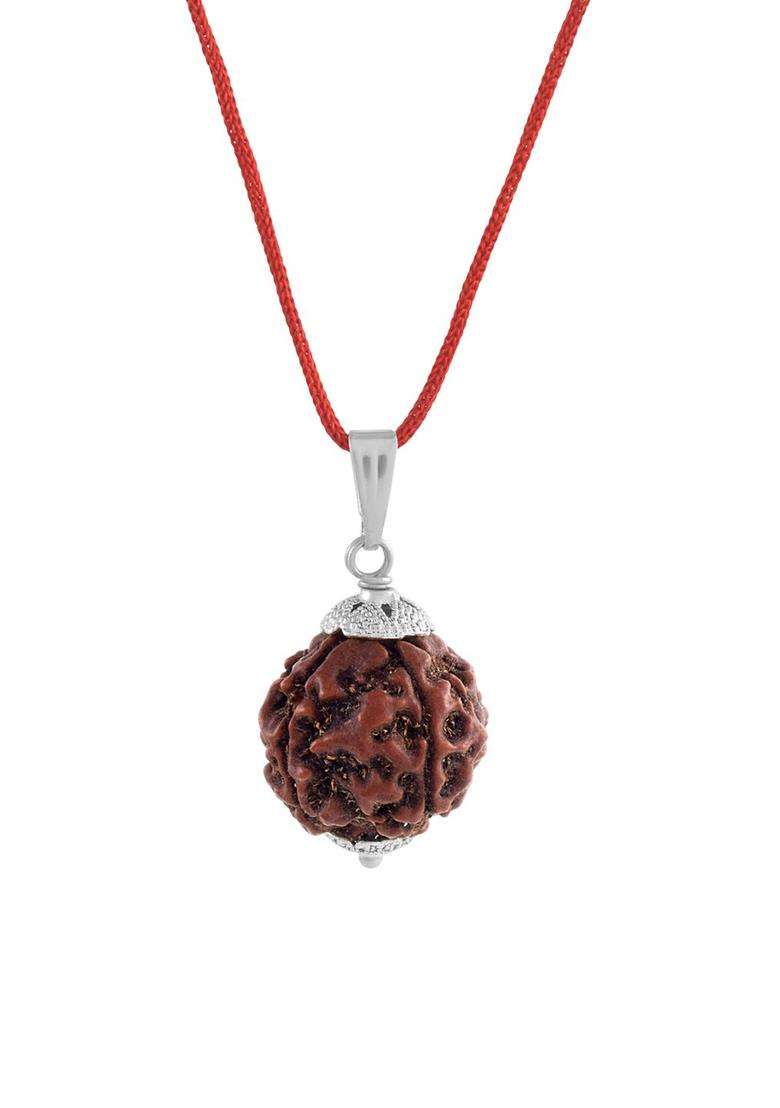 Silver-Plated Contemporary Pendants with Chains for Men & Women | Traditional Temple Jewellery for Wedding & Festive Wear | Festive Gift - Indya