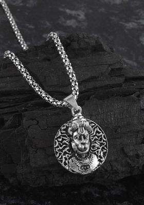 Silver-Plated Contemporary Pendants with Chains for Men & Women | Traditional Temple Jewellery for Wedding & Festive Wear | Festive Gift