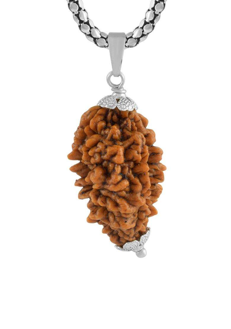 Silver-Plated Contemporary Pendants with Chains for Men & Women | Traditional Temple Jewellery for Wedding & Festive Wear | Festive Gift - Indya