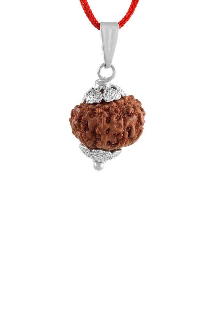 Silver-Plated Contemporary Pendants with Chains for Men & Women | Traditional Temple Jewellery for Wedding & Festive Wear | Festive Gift - Indya