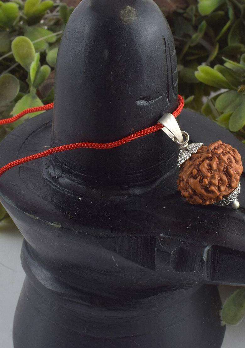 Silver-Plated Contemporary Pendants with Chains for Men & Women | Traditional Temple Jewellery for Wedding & Festive Wear | Festive Gift - Indya