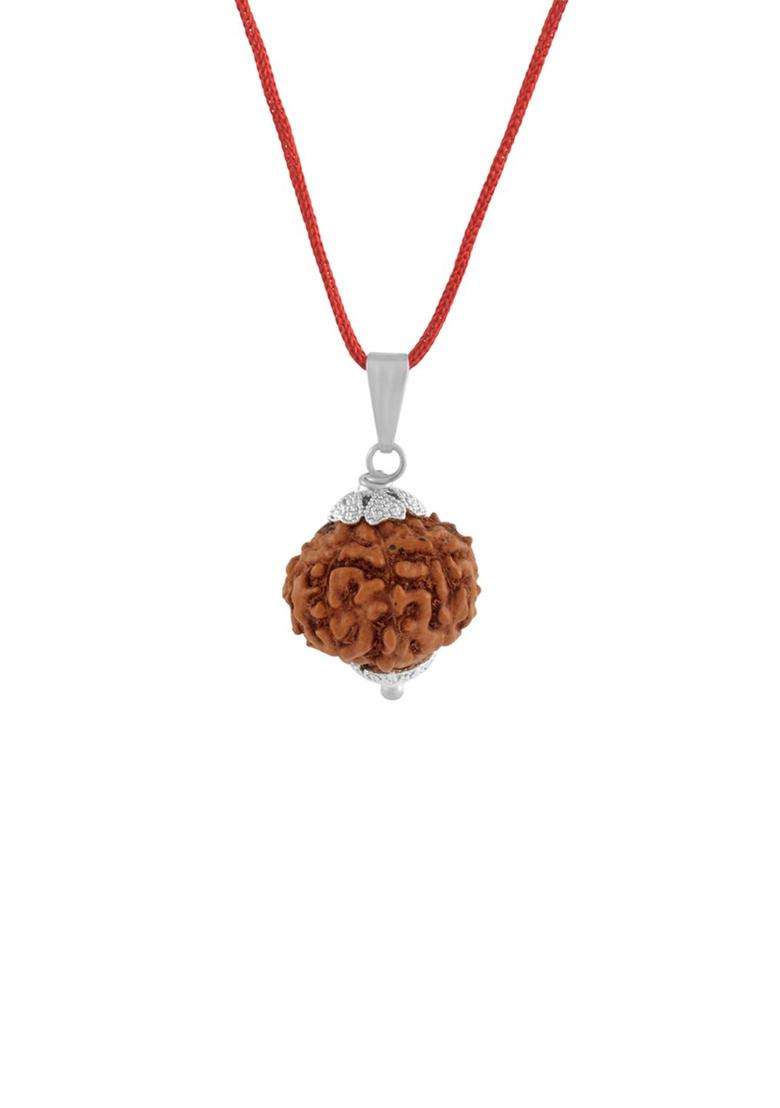 Silver-Plated Contemporary Pendants with Chains for Men & Women | Traditional Temple Jewellery for Wedding & Festive Wear | Festive Gift - Indya