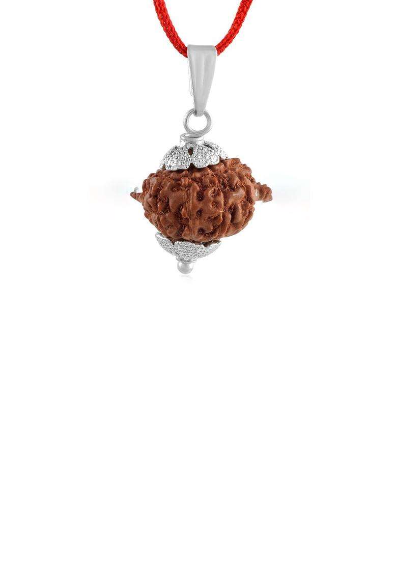 Silver-Plated Contemporary Pendants with Chains for Men & Women | Traditional Temple Jewellery for Wedding & Festive Wear | Festive Gift - Indya