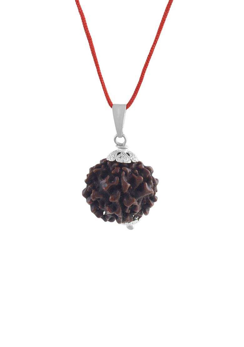 Silver-Plated Contemporary Pendants with Chains for Men & Women | Traditional Temple Jewellery for Wedding & Festive Wear | Festive Gift - Indya