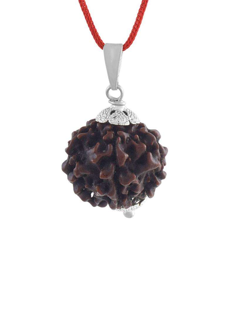 Silver-Plated Contemporary Pendants with Chains for Men & Women | Traditional Temple Jewellery for Wedding & Festive Wear | Festive Gift - Indya