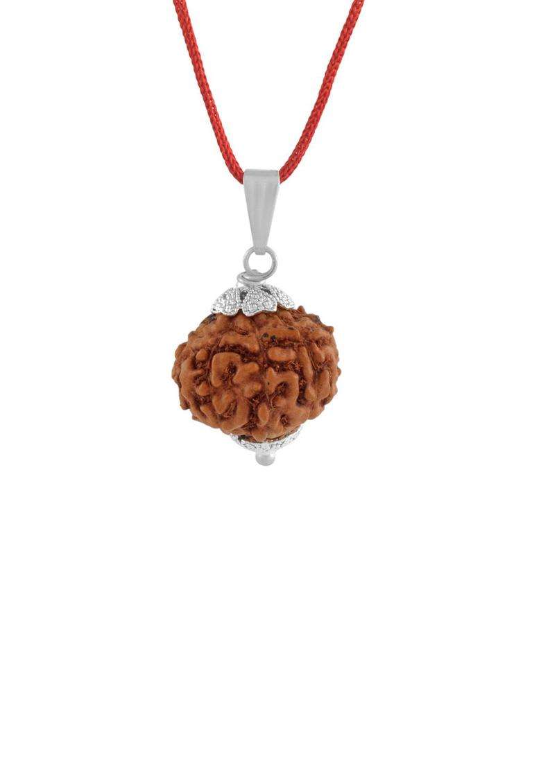 Silver-Plated Contemporary Pendants with Chains for Men & Women | Traditional Temple Jewellery for Wedding & Festive Wear | Festive Gift - Indya