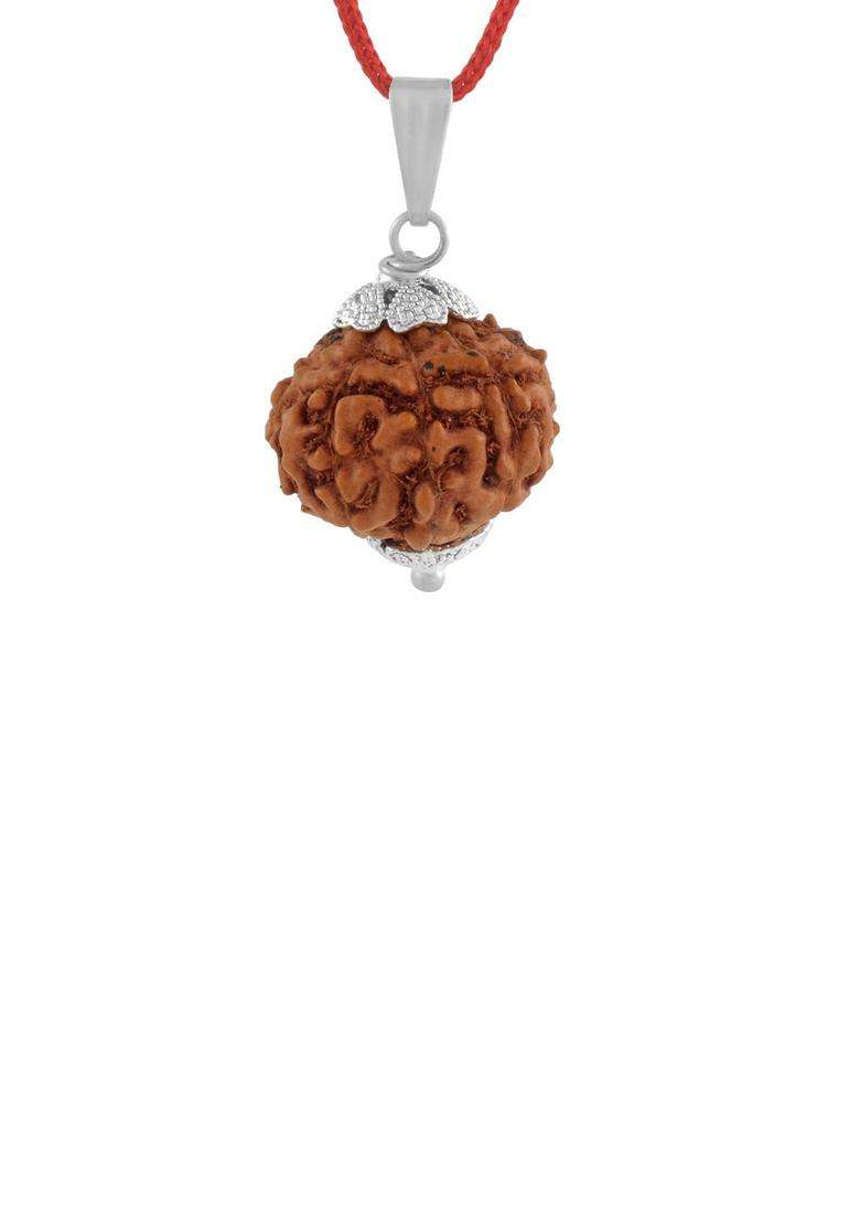 Silver-Plated Contemporary Pendants with Chains for Men & Women | Traditional Temple Jewellery for Wedding & Festive Wear | Festive Gift - Indya