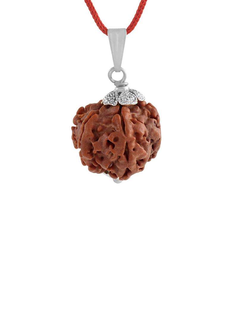Silver-Plated Contemporary Pendants with Chains for Men & Women | Traditional Temple Jewellery for Wedding & Festive Wear | Festive Gift - Indya
