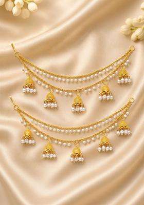 Gold-Plated Circular Earrings for Women | Traditional Temple Jewellery for Wedding & Festive Wear | Gift for Her
