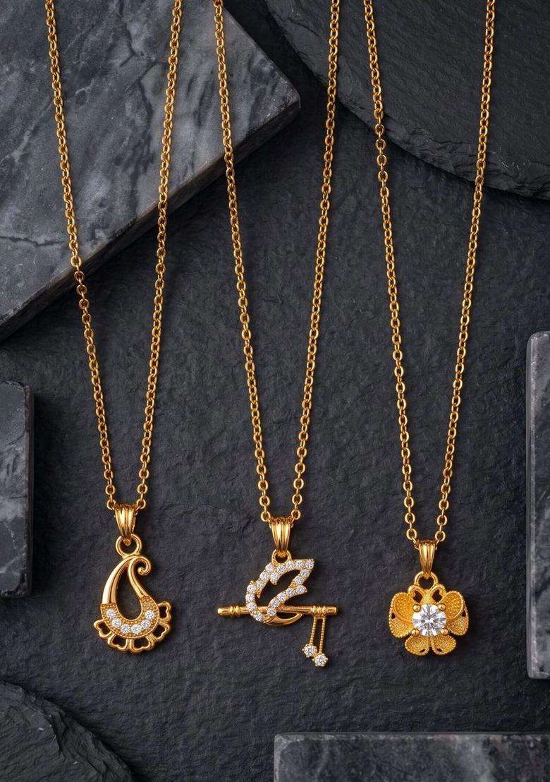 Brass Gold-Plated Temple Necklace for Women | Traditional Temple Jewellery for Wedding & Festive Wear | Gift for Her - Indya