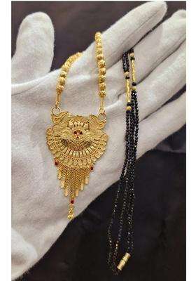 Gold-Plated Floral Pendants with Chains for Women | Traditional Temple Jewellery for Wedding & Festive Wear | Gift for Her