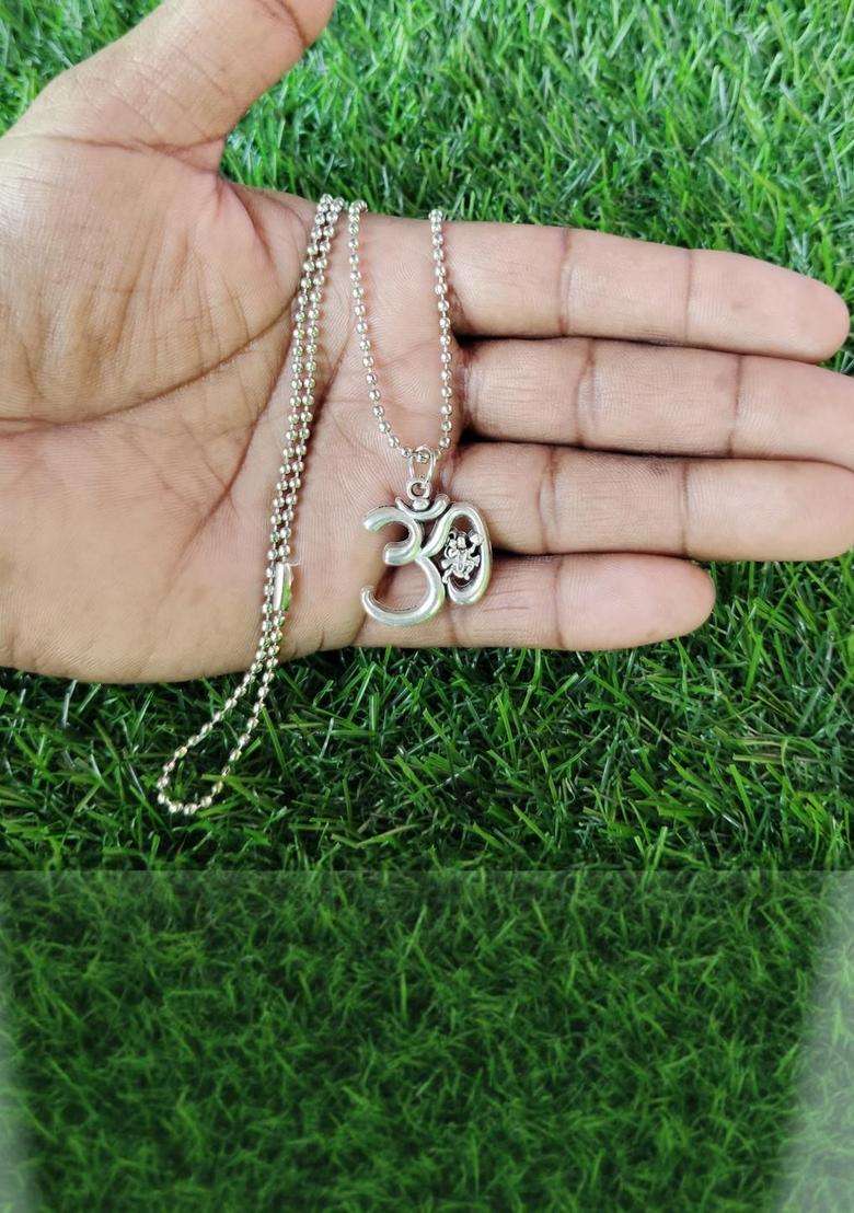 Silver Necklace and Chains for Men & Women | Traditional Temple Jewellery for Wedding & Festive Wear | Festive Gift - Indya
