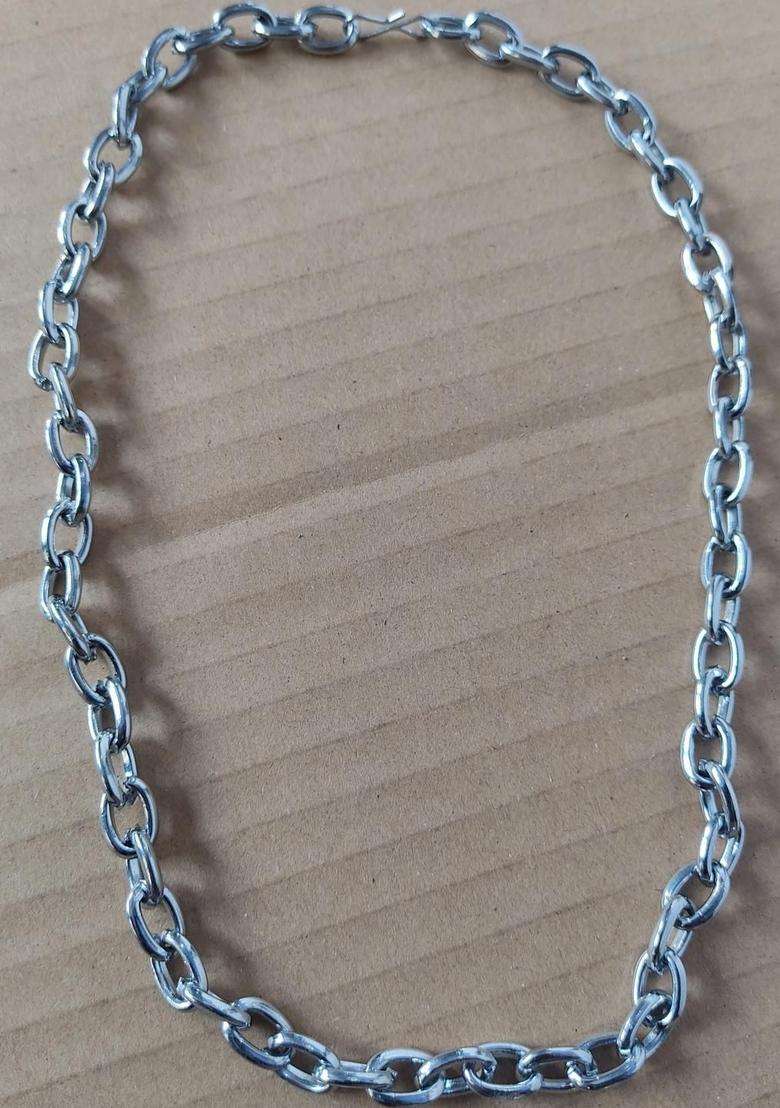 Silver Necklace and Chains for Men & Women | Traditional Temple Jewellery for Wedding & Festive Wear | Festive Gift - Indya