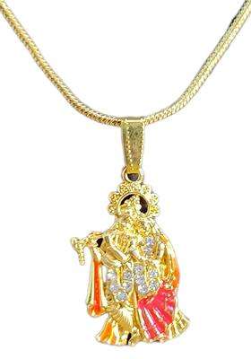 Brass Necklace for Men & Women | Traditional Temple Jewellery for Wedding & Festive Wear | Festive Gift