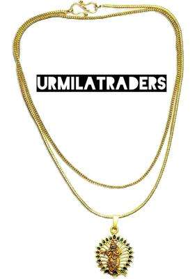 Brass Statement Necklace for Men & Women | Traditional Temple Jewellery for Wedding & Festive Wear | Festive Gift
