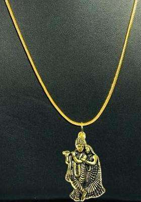 Brass Statement Necklace for Men & Women | Traditional Temple Jewellery for Wedding & Festive Wear | Festive Gift