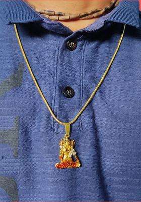 Brass Mahadev Necklace for Men & Women | Traditional Temple Jewellery for Wedding & Festive Wear | Festive Gift