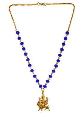 Gold-Plated Temple Necklace for Men & Women | Traditional Temple Jewellery for Wedding & Festive Wear | Festive Gift
