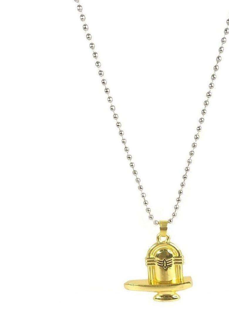 Gold-Plated Contemporary Pendants with Chains for Men & Women | Traditional Temple Jewellery for Wedding & Festive Wear | Festive Gift - Indya