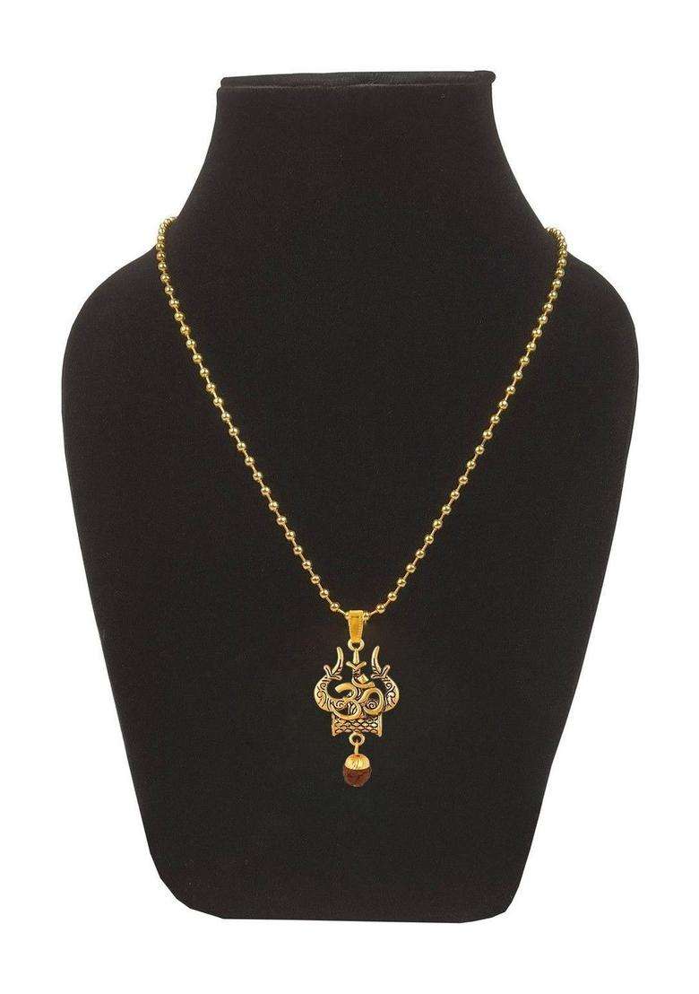 Quirky Pendants with Chains for Men & Women | Traditional Temple Jewellery for Wedding & Festive Wear | Festive Gift - Indya