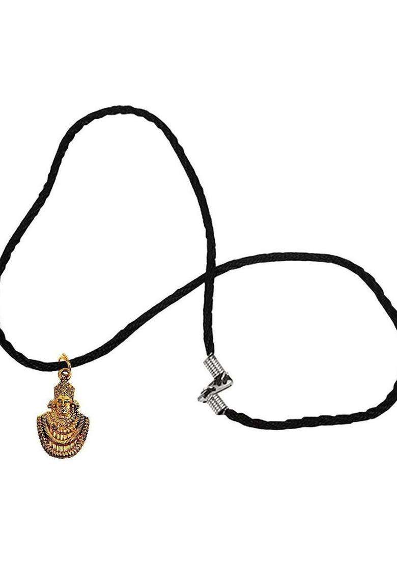 Gold-Plated Contemporary Pendants with Chains for Men & Women | Traditional Temple Jewellery for Wedding & Festive Wear | Festive Gift - Indya