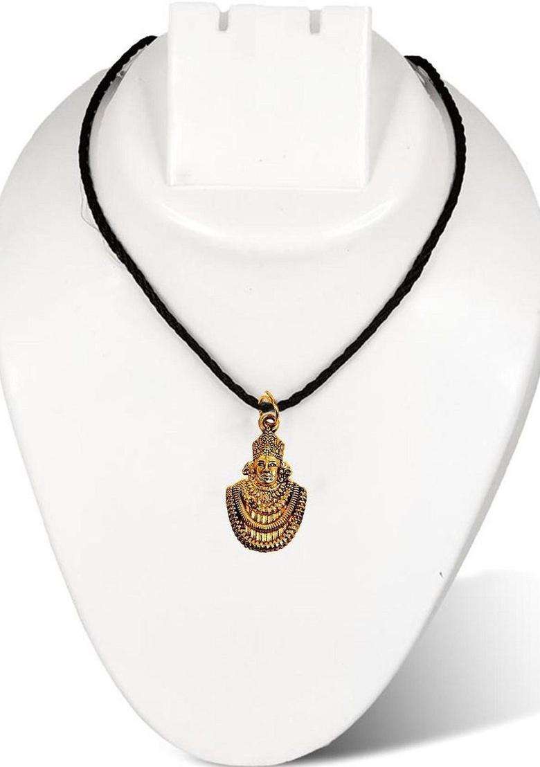 Gold-Plated Contemporary Pendants with Chains for Men & Women | Traditional Temple Jewellery for Wedding & Festive Wear | Festive Gift - Indya