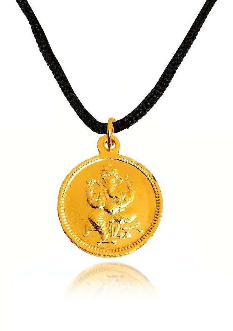 Circular Pendants with Chains for Men & Women | Traditional Temple Jewellery for Wedding & Festive Wear | Festive Gift - Indya