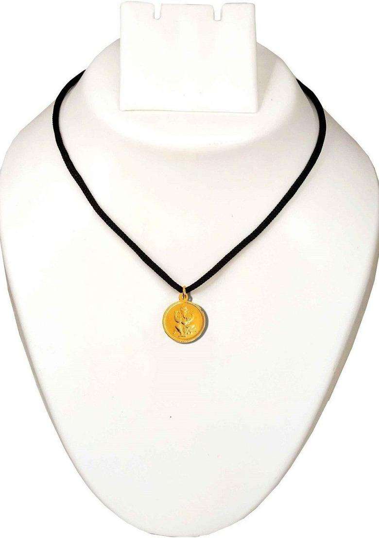 Circular Pendants with Chains for Men & Women | Traditional Temple Jewellery for Wedding & Festive Wear | Festive Gift - Indya