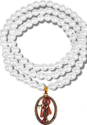 Gold-Plated Oval Pendants with Chains for Men & Women | Traditional Temple Jewellery for Wedding & Festive Wear | Festive Gift