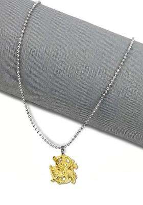 Gold-Plated Quirky Pendants with Chains for Men & Women | Traditional Temple Jewellery for Wedding & Festive Wear | Festive Gift
