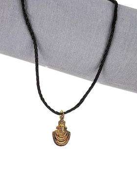 Gold-Plated Pendants with Chains for Men & Women | Traditional Temple Jewellery for Wedding & Festive Wear | Festive Gift