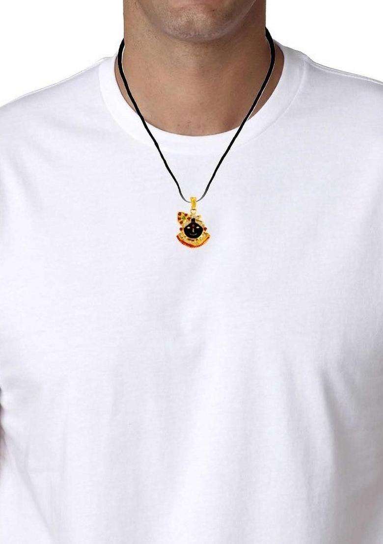 Gold-Plated Quirky Pendants with Chains for Men & Women | Traditional Temple Jewellery for Wedding & Festive Wear | Festive Gift - Indya