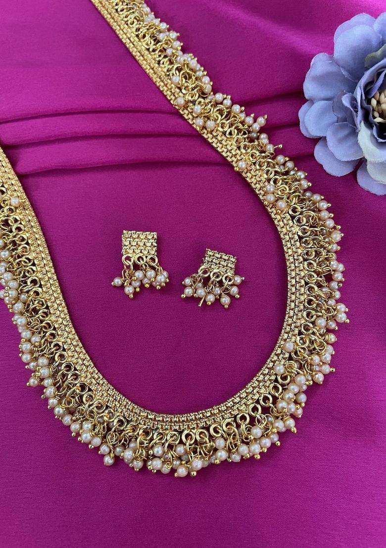 Gold-Plated Temple Necklace Set for Women | Stylish Party & Everyday Wear | Gift for Her - Indya