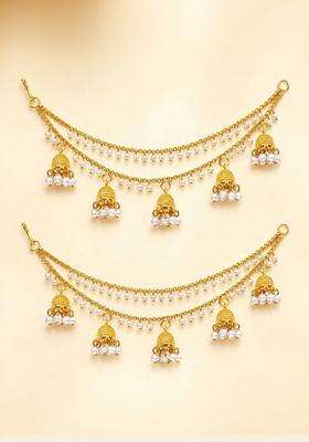 Gold-Plated Circular Earrings for Women | Traditional Temple Jewellery for Wedding & Festive Wear | Gift for Her