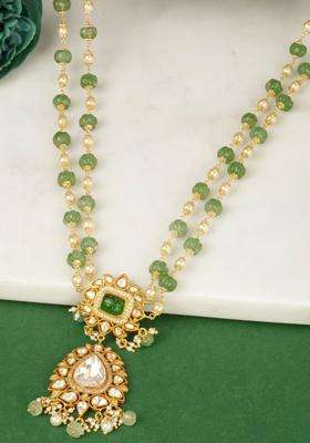 Sterling Silver Gold-Plated Necklace for Women | Traditional Temple Jewellery for Wedding & Festive Wear | Gift for Her