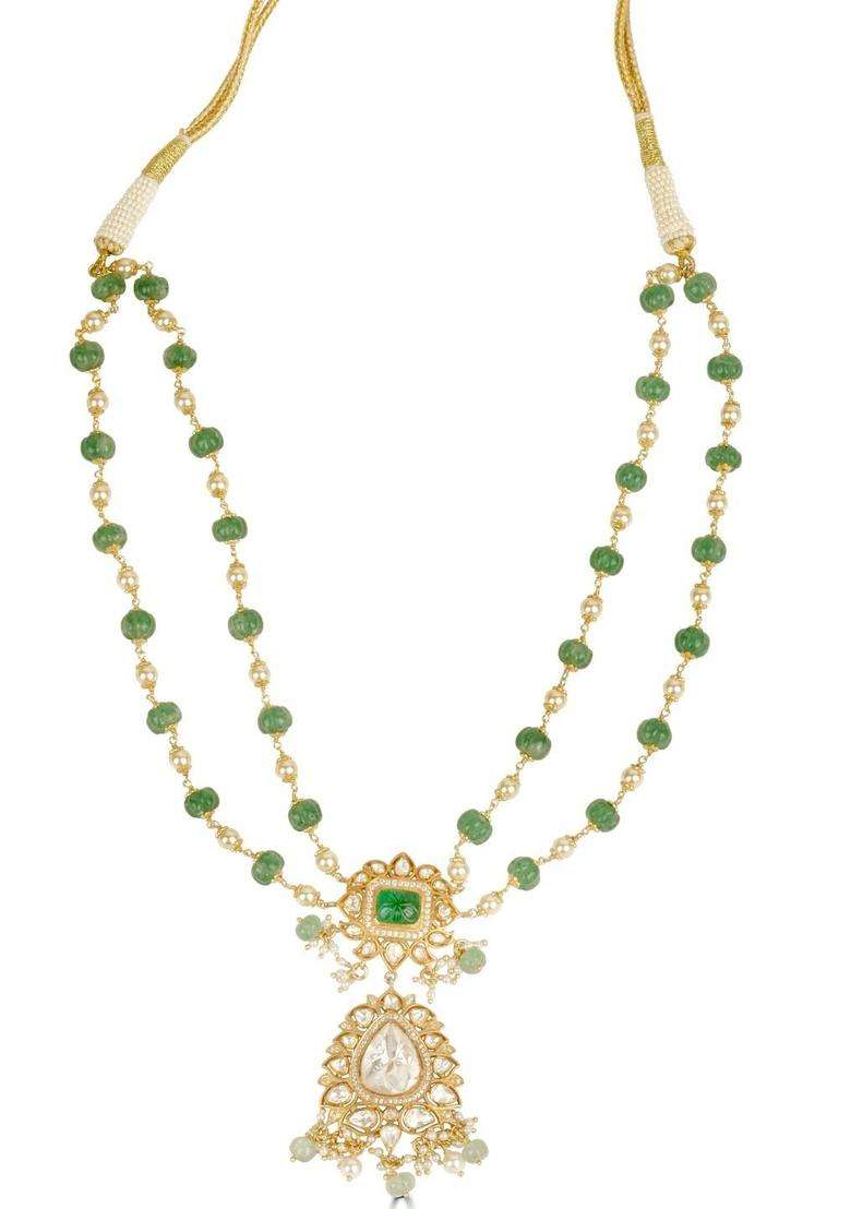 Sterling Silver Gold-Plated Necklace for Women | Traditional Temple Jewellery for Wedding & Festive Wear | Gift for Her - Indya