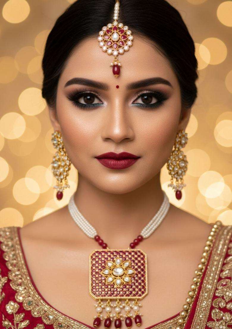 Sterling Silver Gold-Plated Necklace for Women | Traditional Temple Jewellery for Wedding & Festive Wear | Gift for Her - Indya