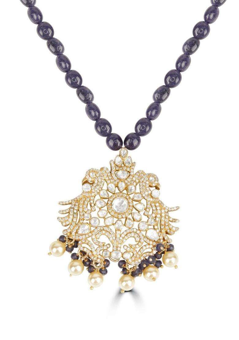 Sterling Silver Gold-Plated Necklace for Women | Traditional Temple Jewellery for Wedding & Festive Wear | Gift for Her - Indya