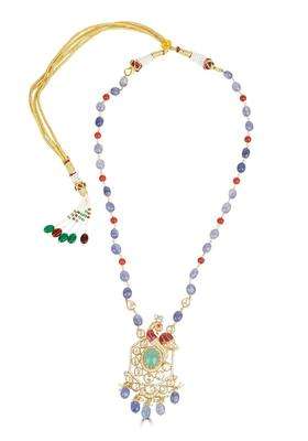 Sterling Silver Gold-Plated Necklace for Women | Traditional Temple Jewellery for Wedding & Festive Wear | Gift for Her