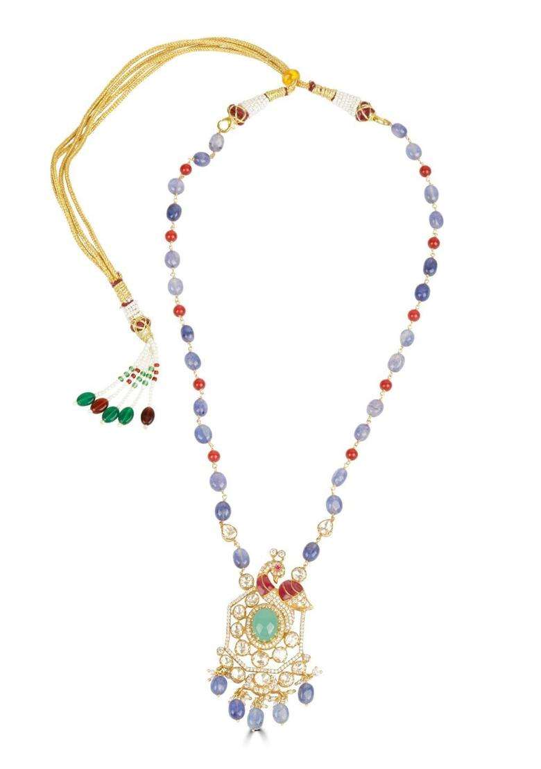 Sterling Silver Gold-Plated Necklace for Women | Traditional Temple Jewellery for Wedding & Festive Wear | Gift for Her - Indya