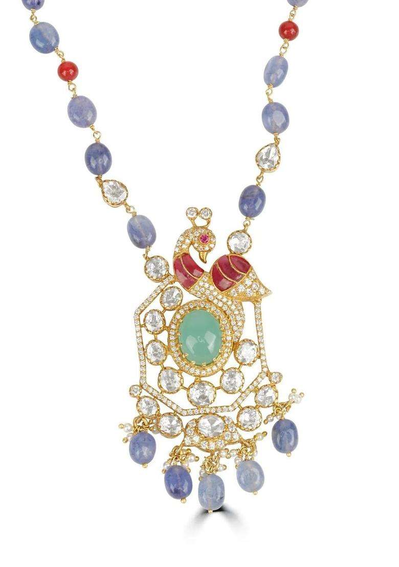 Sterling Silver Gold-Plated Necklace for Women | Traditional Temple Jewellery for Wedding & Festive Wear | Gift for Her - Indya